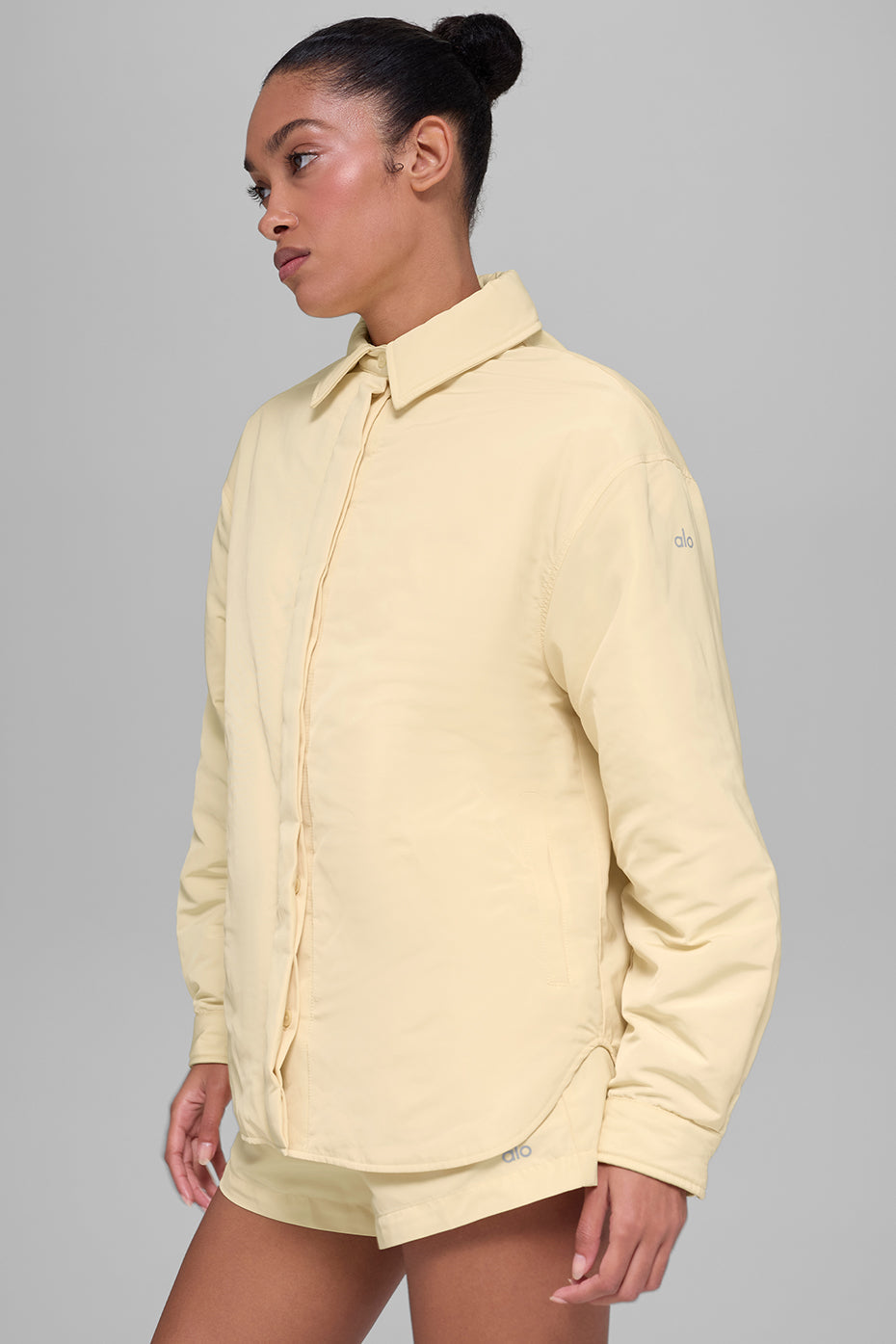 Socialite Shacket - Candlelight Yellow