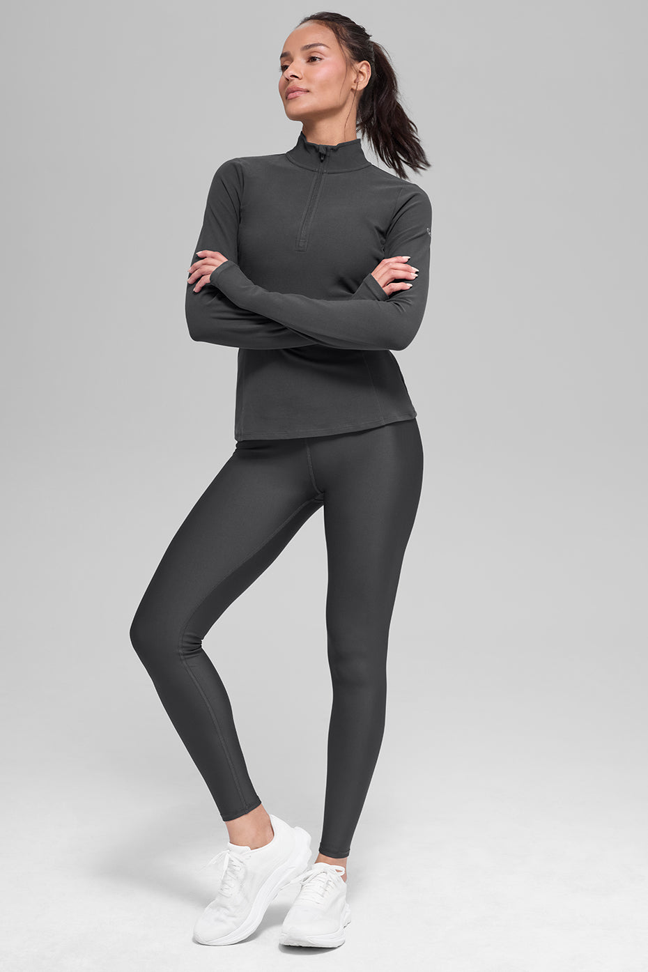 Airlift Winter Warm High-Waist Legging - Anthracite