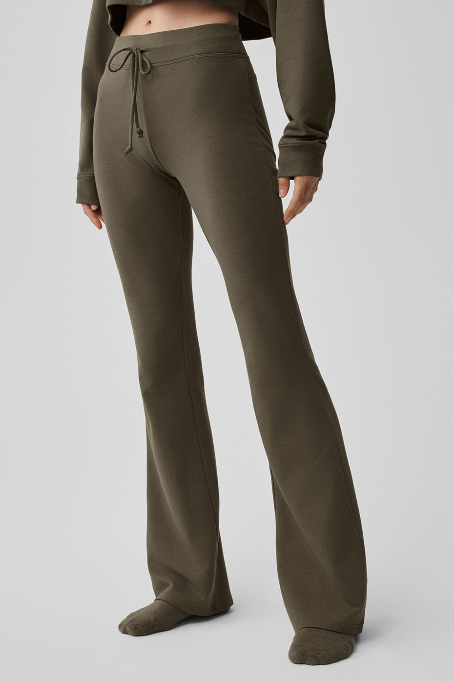 Sway Bootcut Sweatpant - Olive Tree