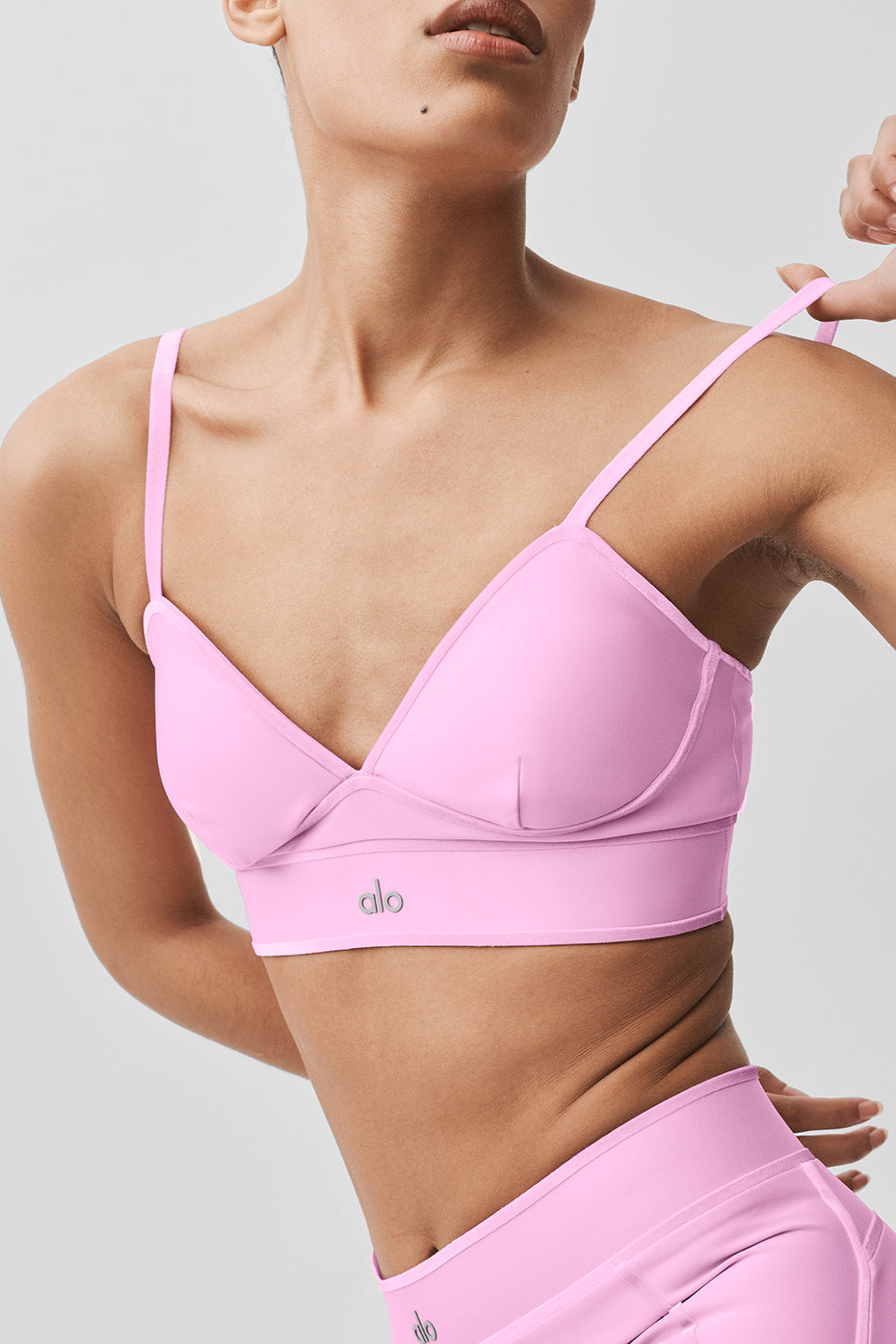 Airlift Love Language Bra - Candy Heart Pink