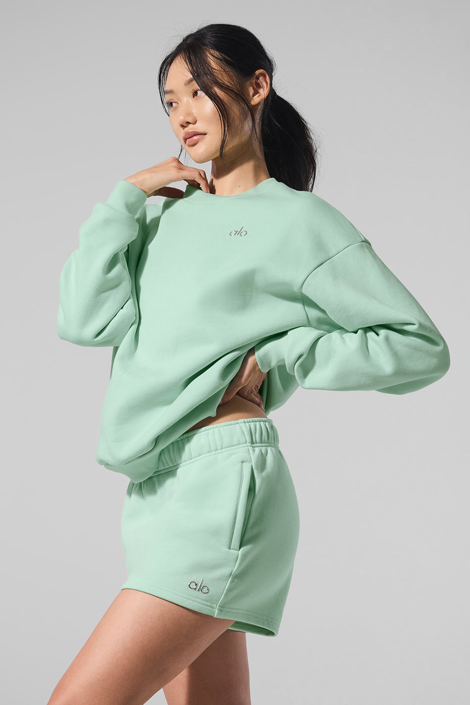 Accolade Crew Neck Pullover - Spearmint