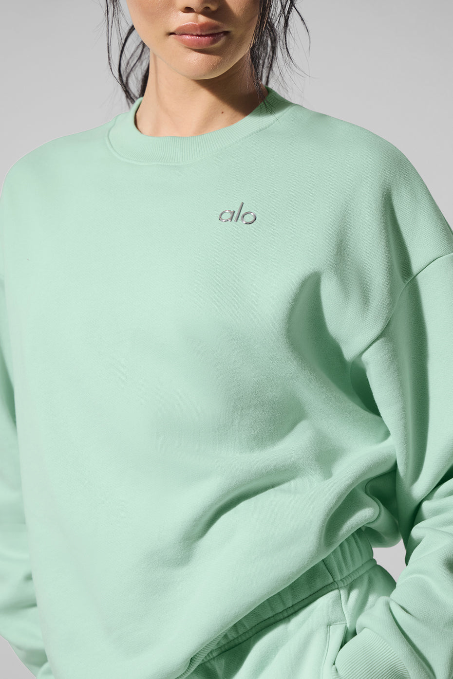 Accolade Crew Neck Pullover - Spearmint