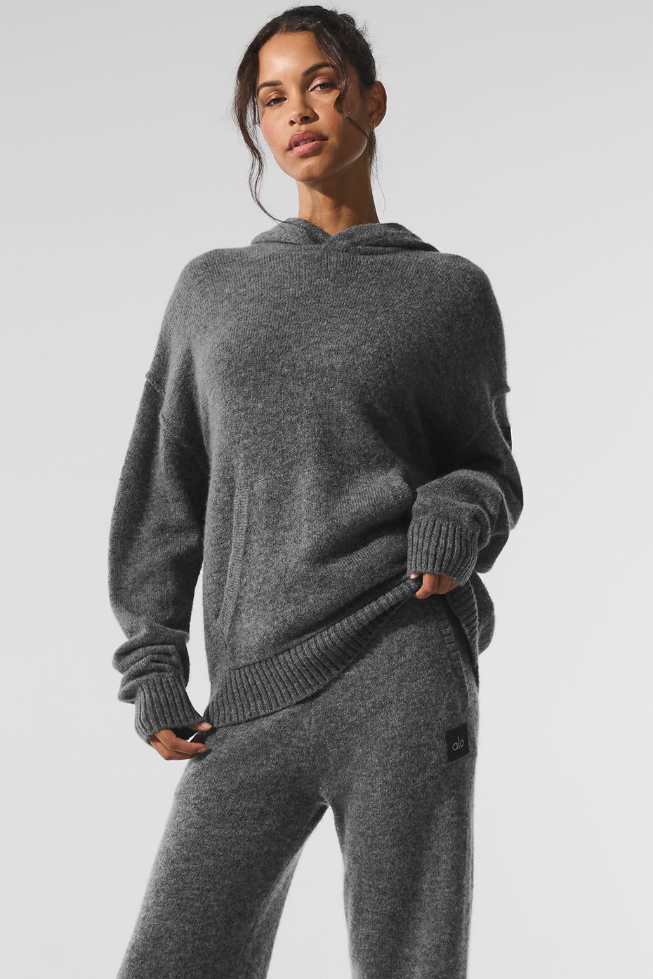 Wool Cashmere New Class Hoodie - Platinum Grey