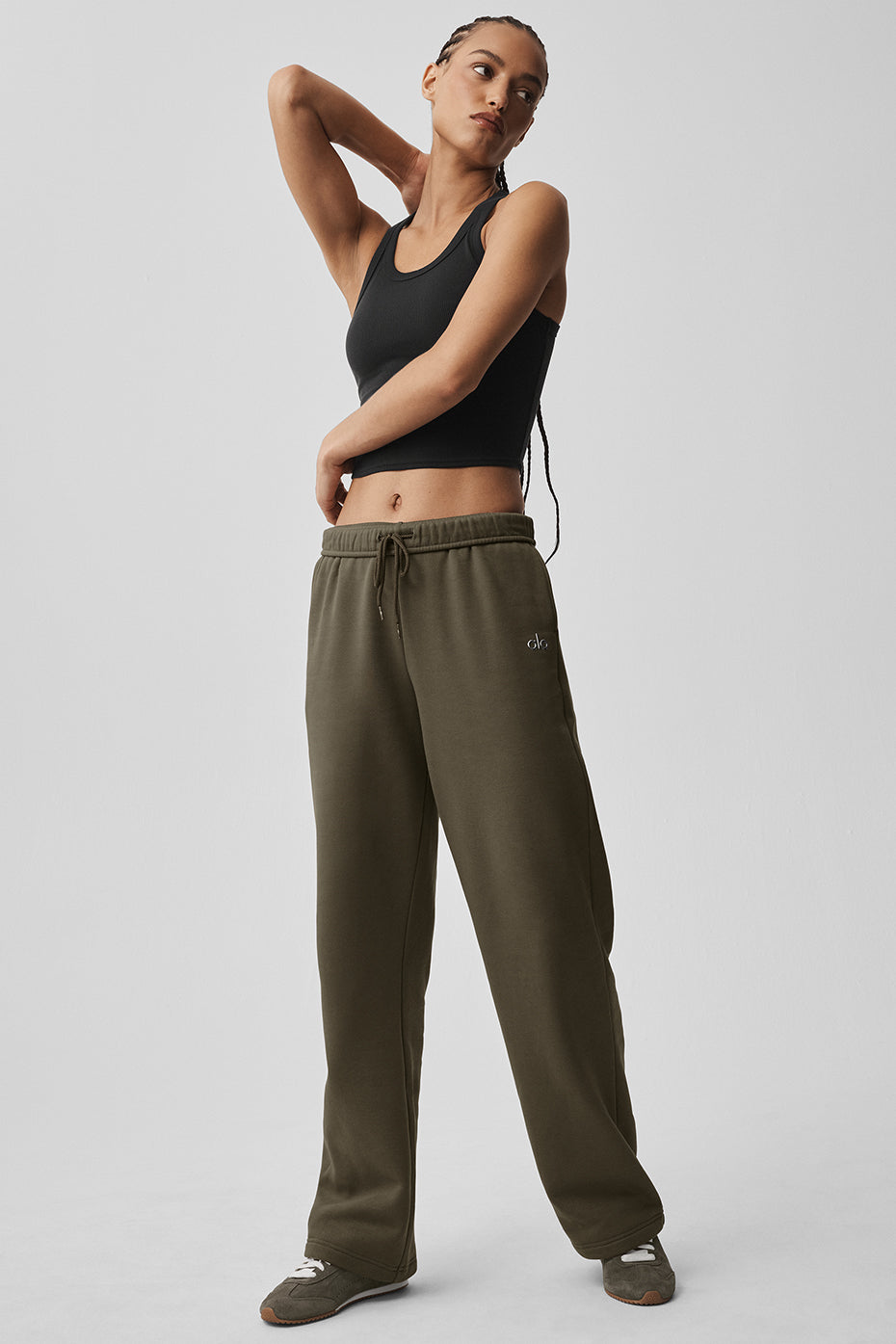 Accolade Straight Leg Sweatpant - Olive Tree