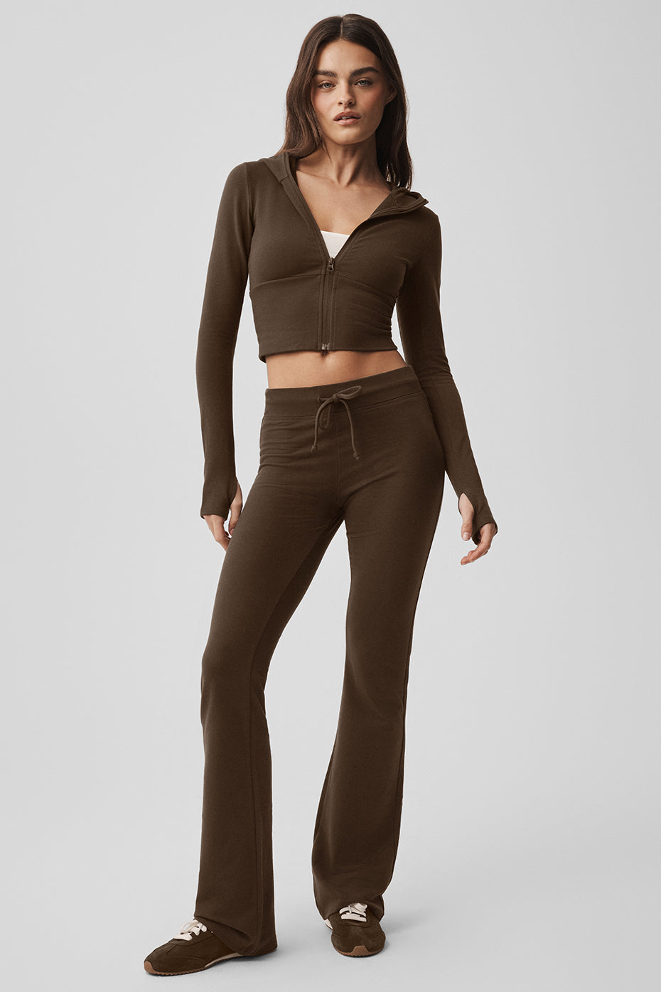 Sway Full Zip Hoodie - Espresso