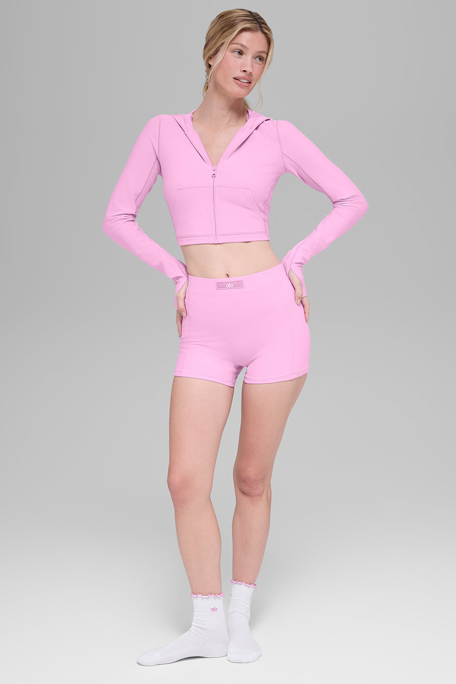 Alosoft Sincere Fitted Jacket - Candy Heart Pink
