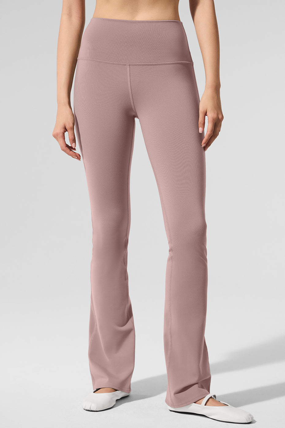 Airbrush High-Waist Bootcut Legging - Taupe
