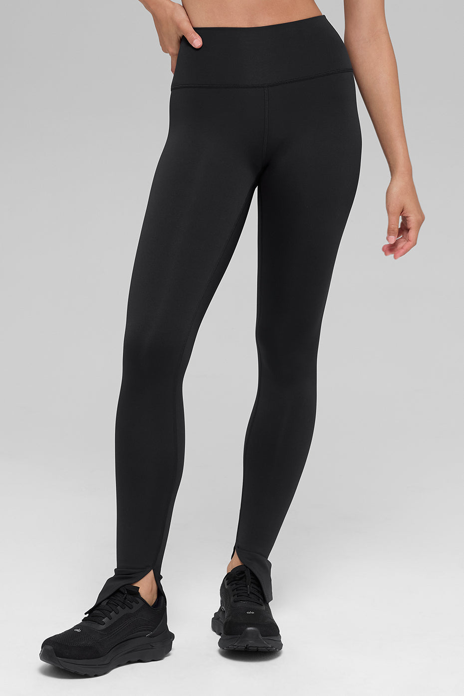 Airlift High-Waist Elongated Legging - Black