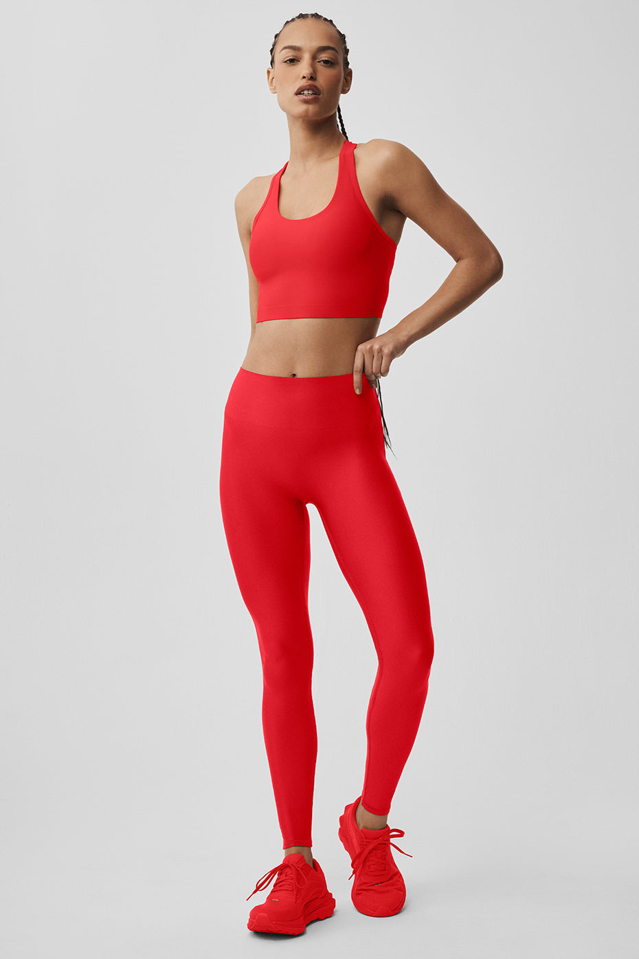 Airlift High-Waist Sleek Legging - Bright Red