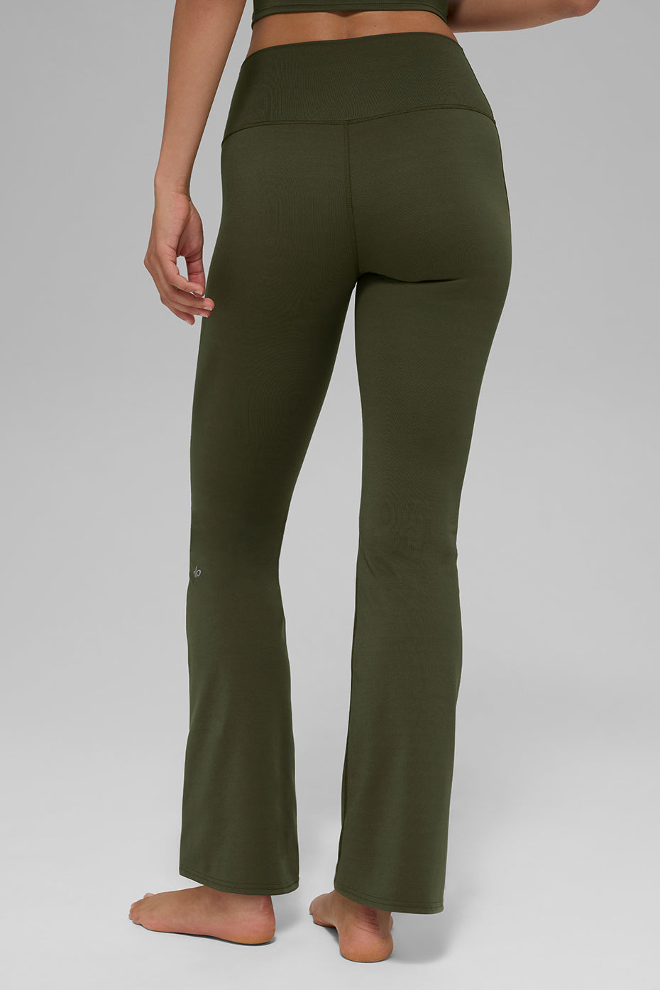 ALO Softsculpt High-Waist 7/8 Bootcut Legging - Green Olive