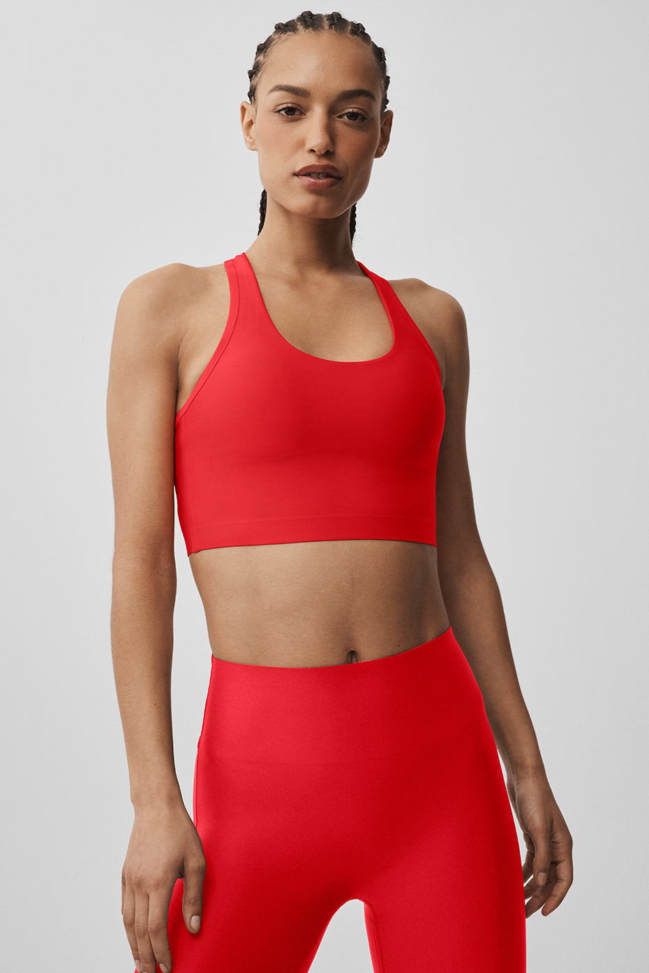 Airlift Super Sleek Bra Tank - Bright Red